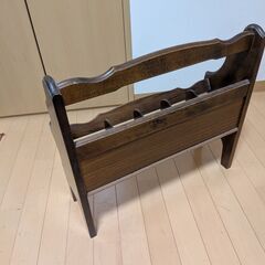 スリッパ立て　木製の画像