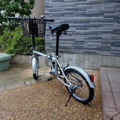 🎀😉綺麗です・未登録・オシャレ折りたたみ自転車（配達対応可能¥300〜)の画像