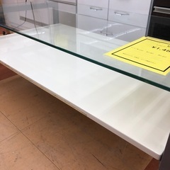 ★限定SALE20%OFF★《尼崎市/リサイクルショップドリーム次屋店》ガラスローテーブル☆尼崎市若王寺☆の画像