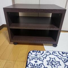 茶色　テレビ台の画像