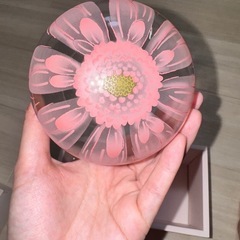 新品未使用 ゆらゆら揺れる ペアグラス 花柄 おしゃれの画像