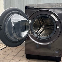 最安値💎2024年製 25万購入AQUAドラム式洗濯乾燥機12kg　AQW-DX12P配達無料の画像