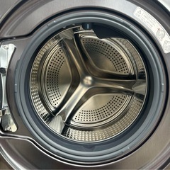 最安値💎2024年製 25万購入AQUAドラム式洗濯乾燥機12kg　AQW-DX12P配達無料の画像
