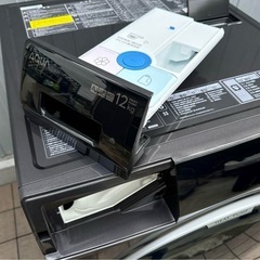 最安値💎2024年製 25万購入AQUAドラム式洗濯乾燥機12kg　AQW-DX12P配達無料の画像