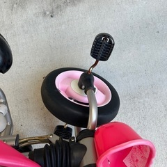 アイデス折りたたみコンポ　ピンク　三輪車の画像