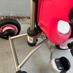 アイデス折りたたみコンポ　ピンク　三輪車の画像