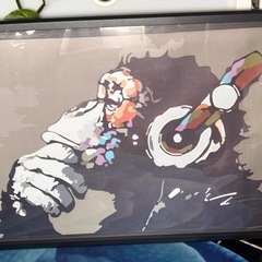 額縁付き絵の画像