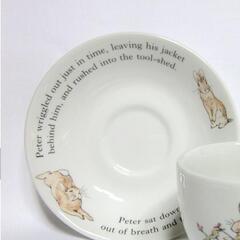 希少 ウェッジウッド（Wedgwood）ピーターラビット カップ&ソーサー イギリス製 西洋 アンティークの画像