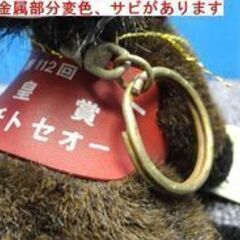 SK JAPAN エスケイジャパン すわり4Sキーホルダー サクラチトセオー 第112回天皇賞 1995年 ダービー 小島太 名馬 ぬいぐるみの画像