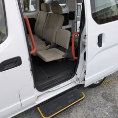 ★福祉車両！H25年！NV200バネットバン「チェアキャブ スローパー」禁煙車！低走行5.2万㌔！オートステップ！車いす1機乗車可！PW！の画像