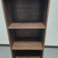 3段棚(3-tier shelf), 濃い茶色(dark brown)の画像