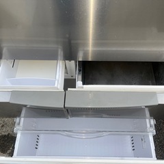 埼玉 東京都 配達設置無料 日立 大型 6ドア 冷凍冷蔵庫 ハイスピード冷凍 自動製氷機能付の画像