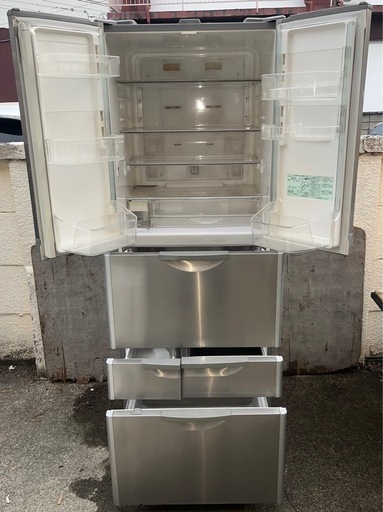 埼玉 東京都 配達設置無料 日立 大型 6ドア 冷凍冷蔵庫 ハイスピード