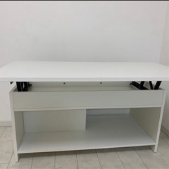 ローテーブル　ホワイトの画像