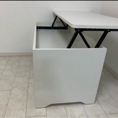 ローテーブル　ホワイトの画像