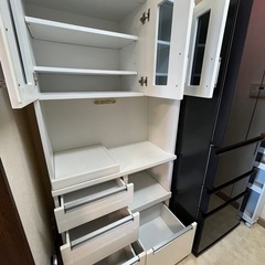 内田工芸  エナメル塗装 キッチンボード 食器棚  の画像