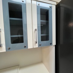 内田工芸  エナメル塗装 キッチンボード 食器棚  の画像