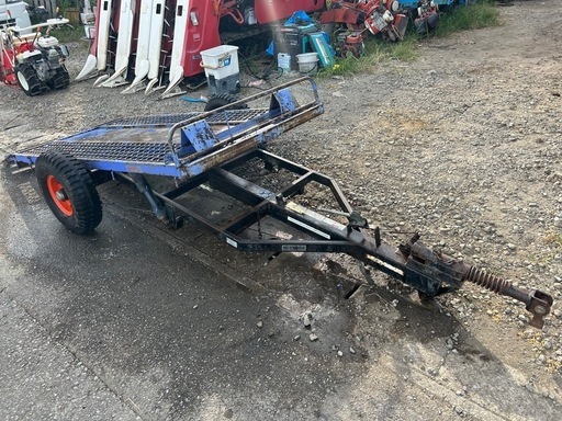 宮崎　中川車輌　コンバインカー 最大積載1400kg 油圧シーソー式 トレーラー 宮崎 中川車輌 コンバインカー 最大積載1400kg 油圧シーソー式