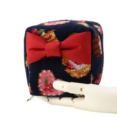 FEILER メイクポーチ ピンクの画像