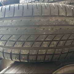 18インチ　ホイール2本　タイヤ付き溝ありの画像