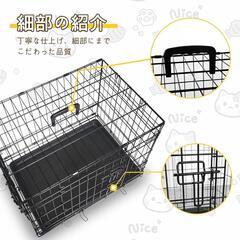 猫ケージ❣️折りたたみ式 軽量 頑丈 省スペース 脱走防止 組立簡単 室内外対応の画像