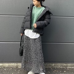 GU レディース ダウンジャケット【黒】の画像