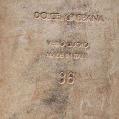 DOLCE&GABBANA ブローチディテール サンダル 36 ビジュ 花柄の画像