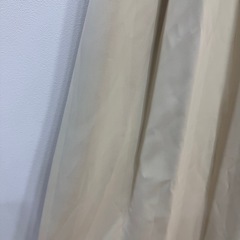 【美品】定価6万円 カーテン2枚 ベージュ 遮光1級 ウォッシャブルの画像