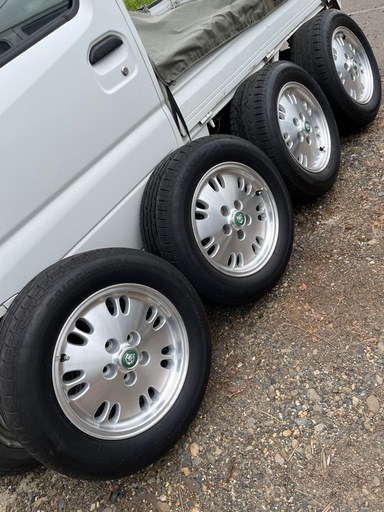 北海道空知 ジャガー 純正ホイール 夏タイヤ 225/60 R16 7J X300