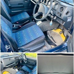 H8年E-JA22W ジムニー特別仕様車 ランドベンチャータークーラーターボパートタイム4WD高 低二段切替式 ◎車検9年9月 エアコンパワステ付きの画像