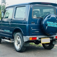 H8年E-JA22W ジムニー特別仕様車 ランドベンチャータークーラーターボパートタイム4WD高 低二段切替式 ◎車検9年9月 エアコンパワステ付きの画像