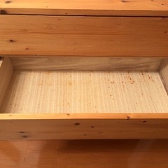 無印良品　パイン材タンスの画像