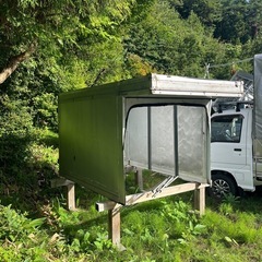 軽トラック　
アルミコンテナの画像