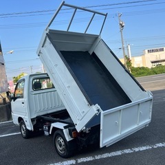 H15年LE-TT2 サンバートラックダンプ◎4WD 5速マニュアル◎ エアコンパワー付きタイミングベルト交換車検9年9月 走行距離149000キロETC付きの画像