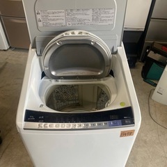 NO B478🌈福岡市内配送設置無料✨🌈日立 HITACHI ビートウォッシュ 洗濯乾燥機 （9kg） シルバー BW-DV90A Sの画像