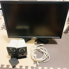 【セット】dell モニター　sonyスピーカーの画像