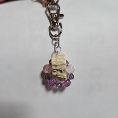 鹿角キーホルダー⑤　ハンドメイドの画像