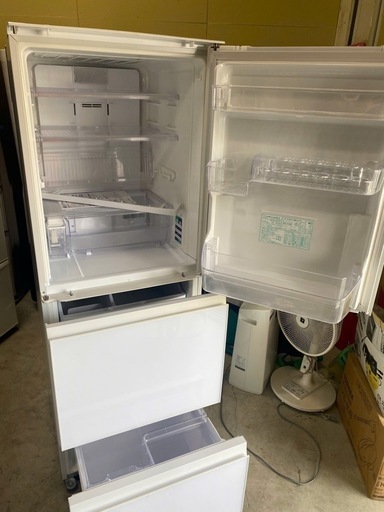 SJ-GW36E-W(ピュアホワイト) 3ドア冷蔵庫 SJ-GW36E-W(ピュアホワイト) 3ドア冷蔵庫 シャープ SJ-GW36E-W [ピュア