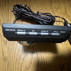 コムテック　ドライブレコーダー　HDR-251GH　ジャンク品　初期化済みの画像