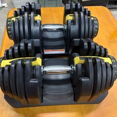 可変式ダンベル 40kg×2 合計80kg アジャスタブルダンベル 中古美品 引き取り限定の画像