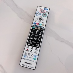 【5000円】32型テレビ　三菱　フルハイビジョン液晶テレビ　ブルーレイレコーダー内蔵録画テレビの画像