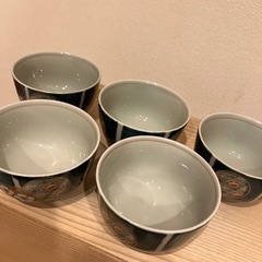 受取予定者決定　新品　有田焼　湯呑み　5個セット　　　の画像