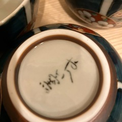 受取予定者決定　新品　有田焼　湯呑み　5個セット　　　の画像
