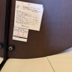 ニトリ　円形テーブル　単品の画像