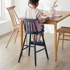 美品　キッズも使えるハイタイプのウィンザーチェア ＜座面高52cm＞　ダイニングチェアの画像