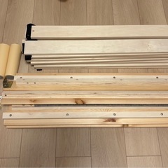 ベッドフレーム　シングル　マットレス付きの画像