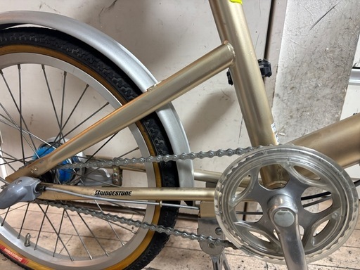 BRIDGESTONE picnica PCF 折りたたみ自転車 ゴールド (くま) 東大阪の