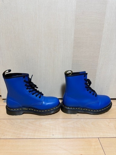 ★美品未使用級★Dr.Martensブルー8 ホール UK4(23〜24cm)