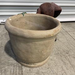 鉢植え 樹脂製 犬 植木鉢の画像