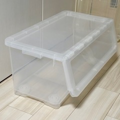 バラでも可　衣装ケース　3点セット　クリアの画像